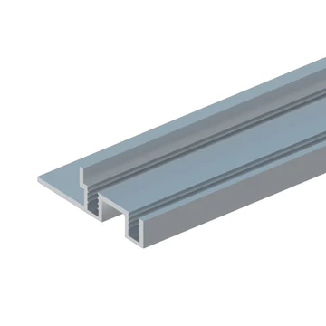 Lépcsőélvédő alapsín 10mm, alu natúr