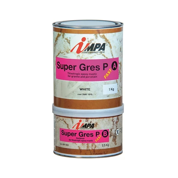 IMPA SuperGres P Fast epoxi kőragasztó  1,5kg     IMPA SuperGres P Fast epoxi kőragasztó  1,5kg