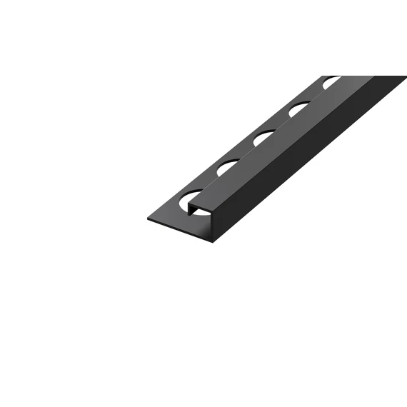 NOX Premium Q profil 10 mm inox, matt fekete