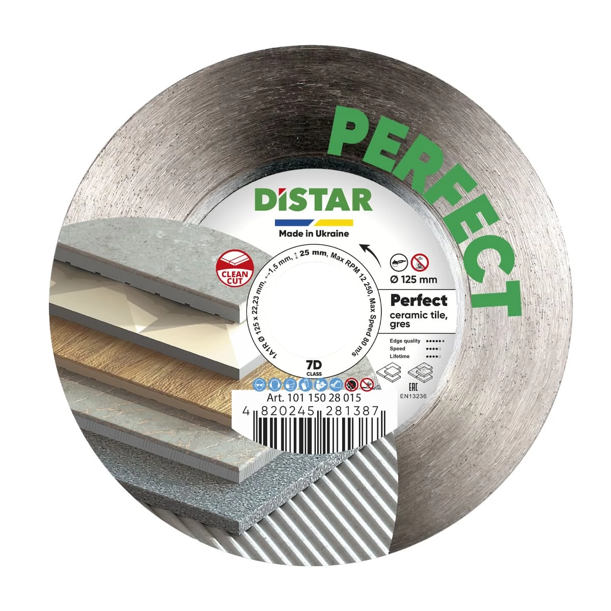 DiSTAR Perfect 1A1R gyémánt vágókorong 125mm